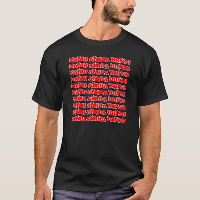 T-SHIRT NEMBUTSU NAMU AMIDA BUTSU X10 (Devant)