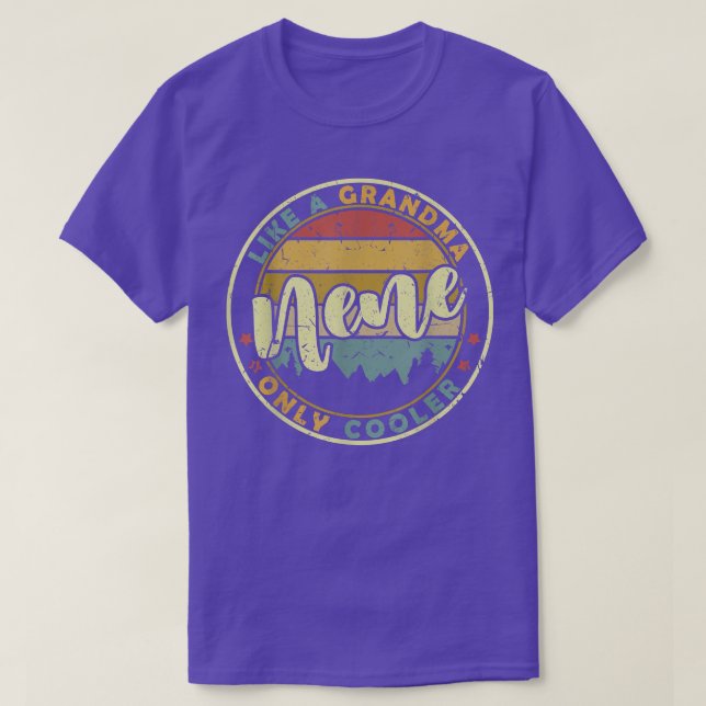 T-shirt Nene Comme Une Grand-Mère Seulement Glacière Migno (Design devant)