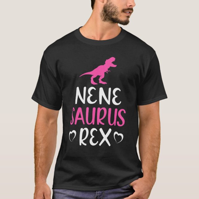T-shirt Nenesaurus Rex Dinosaur  Nene Saurus Family Matchi (Devant)