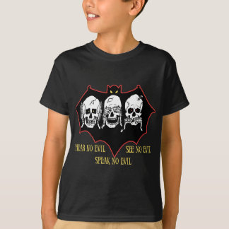 T-shirt N'entendez aucun mal, ne voyez l'aucun mal, ne