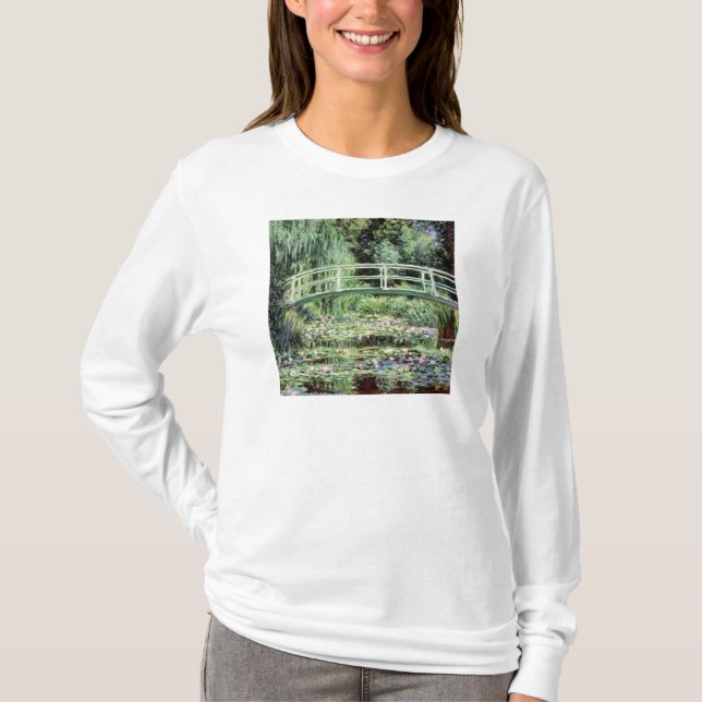 T-shirt Nénuphars de blanc de Claude Monet |, 1899 (Devant)