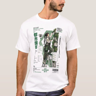 T-shirt Neo Tokyo Files 007 –Anime Techwear Éco-Cyberpunk