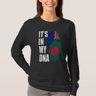 T-shirt Néo-Zélandais et Bangladais Mix Drapeau ADN Patrim