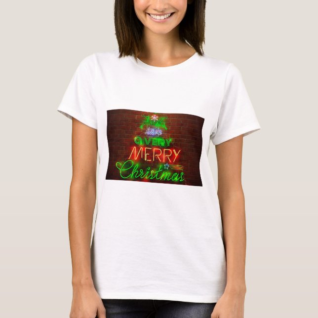 T-shirt Neon A Un Très Joyeux Noël (Devant)