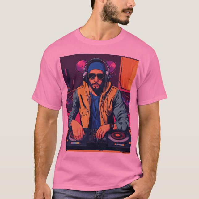 T-shirt "Neon Beats : Tune In The Jungle Groove !" (Devant)