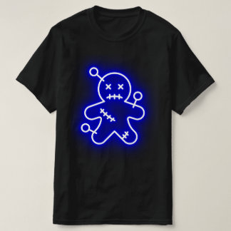 T-Shirt néon bleu Voo Doo Mens