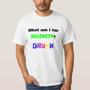 T-shirt NEON Drunk Halloween Chemise FUNNY