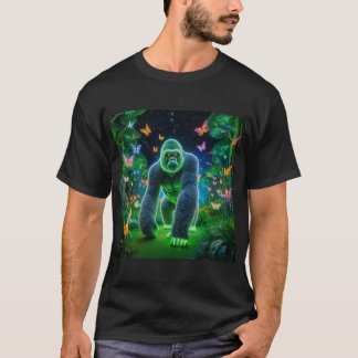 T-shirt Neon Gorilla la nuit