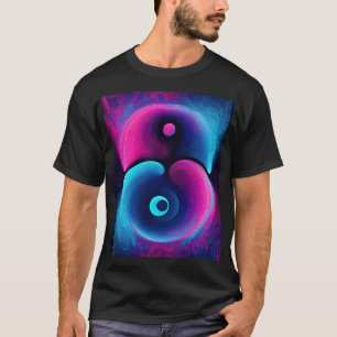 T-shirt Neon Harmony : Une interprétation moderne de Yin Y