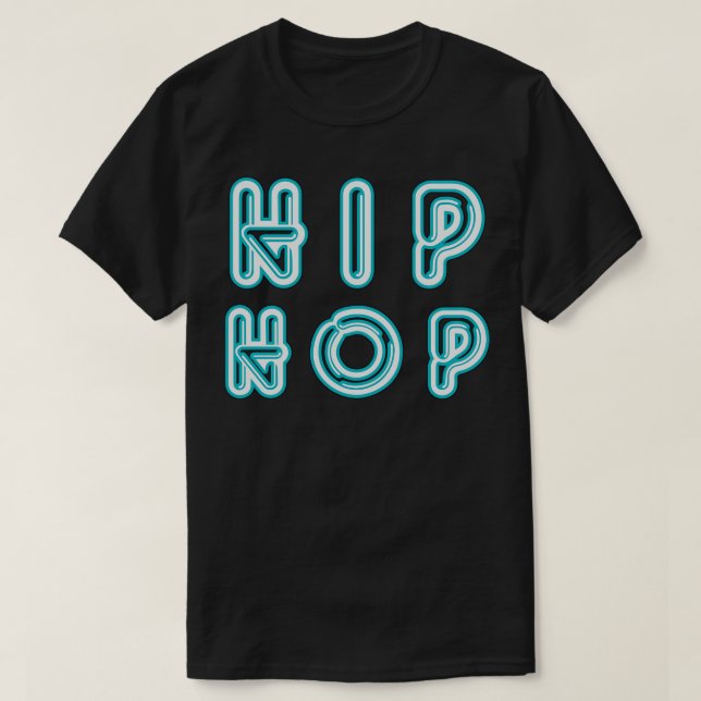 T-shirt Neon Hip hop (Design devant)