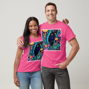 T-shirt Neon Imaginaire Forêt Design de nuit