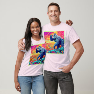 T-shirt Neon Jungle Gorilla Imaginaire urbain