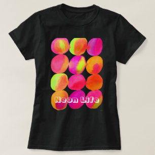 T-shirt Neon Life taches colorées pop art