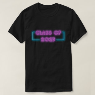 T-shirt Neon Lights Class of 2023 Graduation