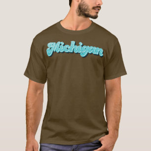 T-shirt Neon Michigan