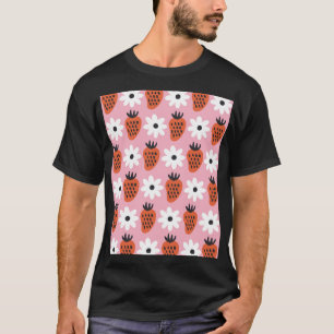 T-shirt néon or, lumières abstraites colorées.