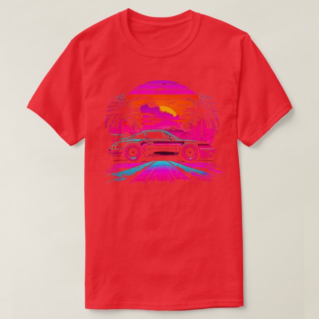 T-shirt Neon Porsche Design 1 (Design devant)