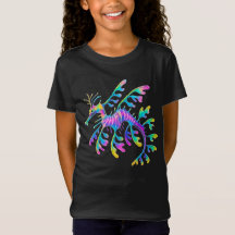 Neon Sea Dragon – Surreal Ocean Art