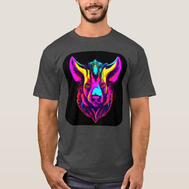 T-shirt Neon Style Color Electro Rave Party funny (Devant)