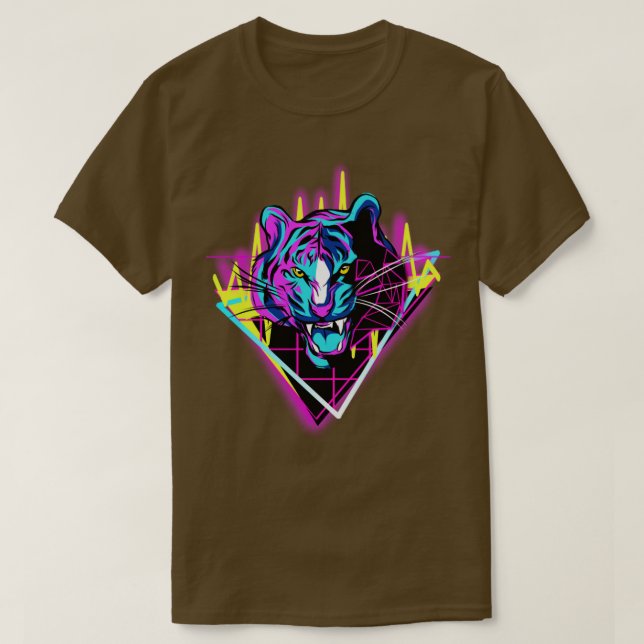 T-shirt Neon Tiger (Design devant)