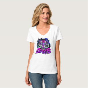 T-shirt Neon Tiger Urban Strewear Design