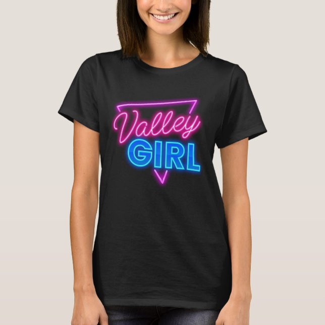 T-shirt Neon Valley Girl (Devant)
