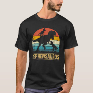 T-shirt Nephew Dinosaur T Rex Nephewsaurus 2 Enfants Père