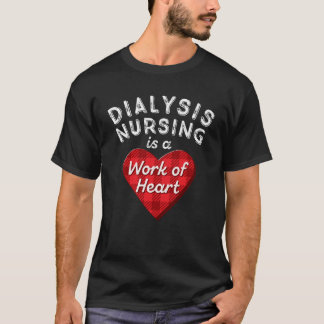 T-shirt Néphrologie Infirmière Dialyse Infirmière L'infirm