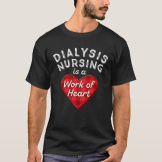T-shirt Néphrologie Infirmière Dialyse Infirmière L'infirm