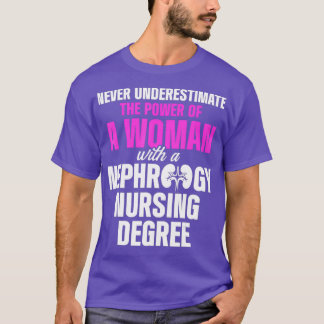 T-shirt Néphrologie Infirmière Femme Dialyse Dialyse Infir
