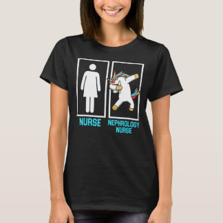 T-shirt Nephrologie Infirmière Unicorne Dialyse Infirmière