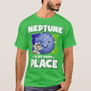 T-shirt Neptune Est Mon Endroit Heureux