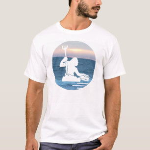 T-shirt Neptune sur la mer