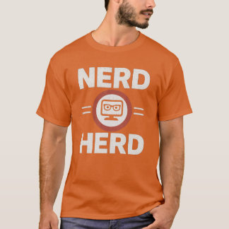 T-shirt Nerd ami de troupeau vintage