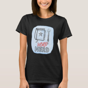 T-shirt Nerd de mots Abibliophobia Nerd de livres Jour du