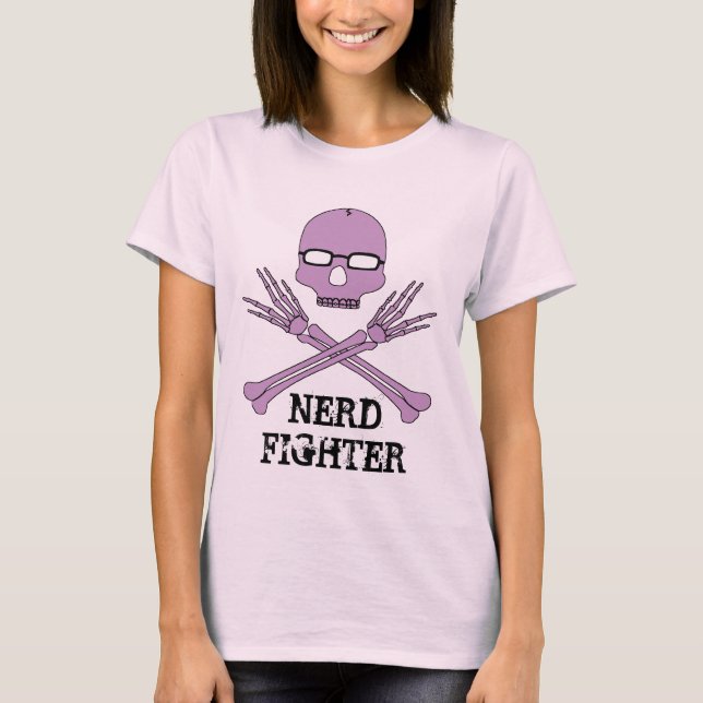 T-shirt nerdfighterpurple, NERDFIGHTER (Devant)