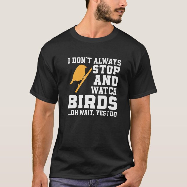 T-shirt Nerds Drôle Pour Les Oiseaux Amateurs Oiseaux Amat (Devant)