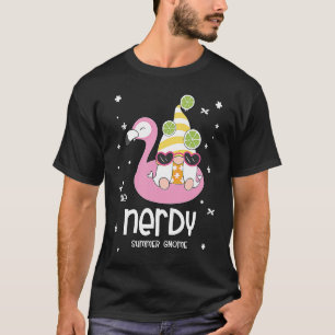 T-shirt Nerdy Gnome Funny Summer Matching For Family