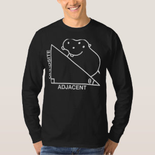T-shirt Nerdy Hippotenuse Hypotenuse Hippopotamus Math Te