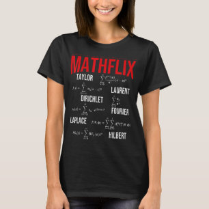 T-shirt Nerdy Votre Série Préférée Sur Mathflix Math Teach