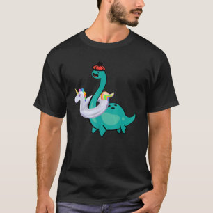 T-shirt Nessie Licorne Piscine Gonflable Monstre du Loch N
