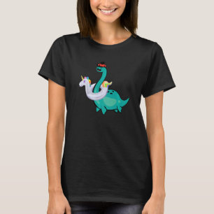 T-shirt Nessie Unicorn Pool gonflable Loch Ness Monster