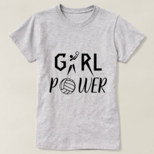 T-shirt Net-ball de joueur de GS de puissance de fille