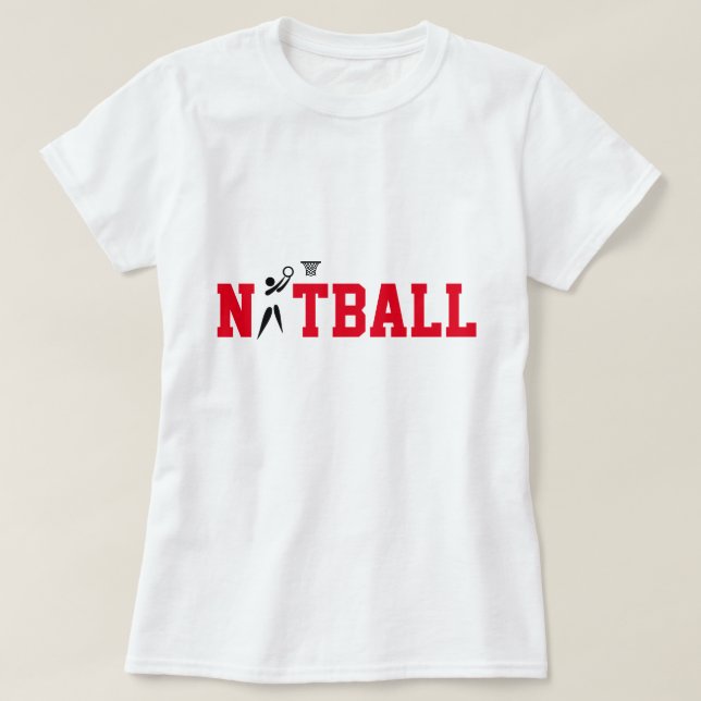 T-shirt Net-ball de thème de clipart (images graphiques) (Design devant)