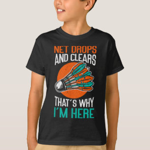 T-shirt Net Drops And Clears C'est pourquoi je suis ici Dm