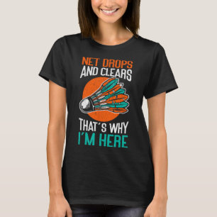 T-shirt Net Drops And Clears C'est pourquoi je suis ici Dm