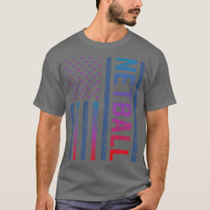 T-shirt Netball indicateur de dégradé