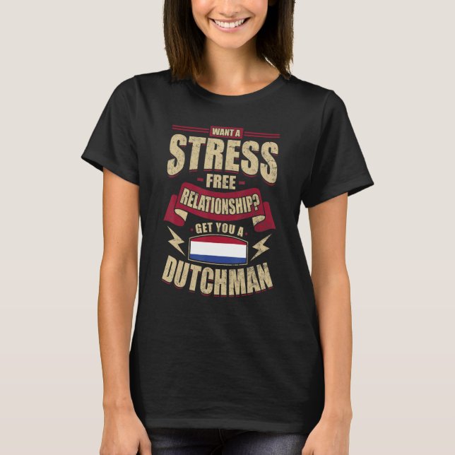 T-shirt Netherlands Flag Proud Dutch People Men & Women 2 (Devant)
