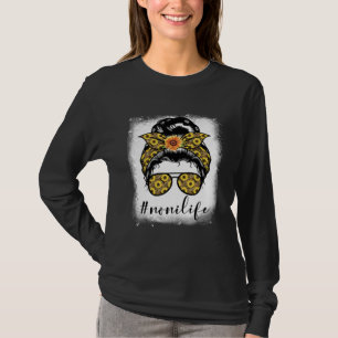 T-shirt Nettoie Noni Life Chignon Cheveux Décoiffés Fête d