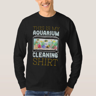 T-shirt Nettoyage Aquarium Pour Les Nerds De Poisson